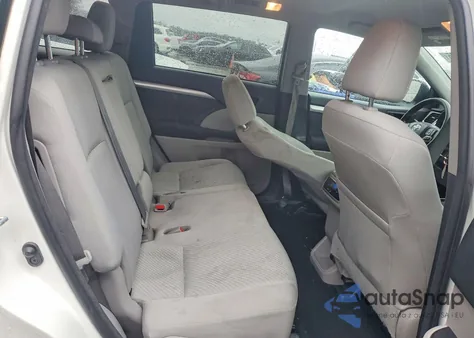 2017 Toyota Highlander Le from USA, damaged, VIN 5TDBZRFH7HS365560